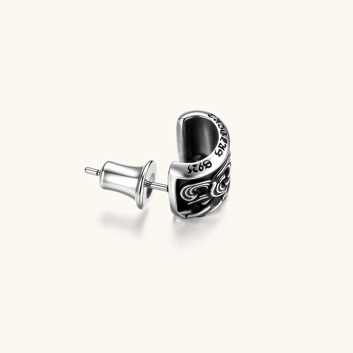 Baroque Hoop Stud | 3EyeJewEls