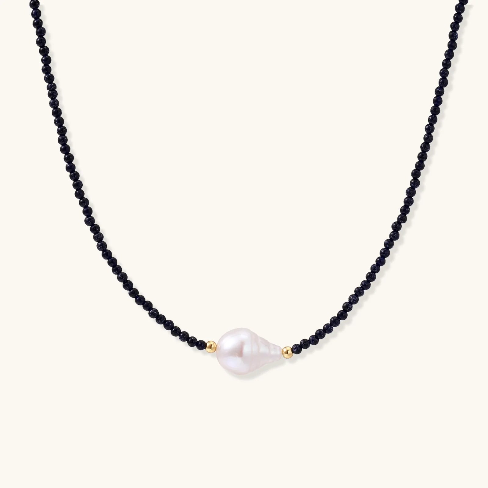 Midnight Pearl Dreams Necklace