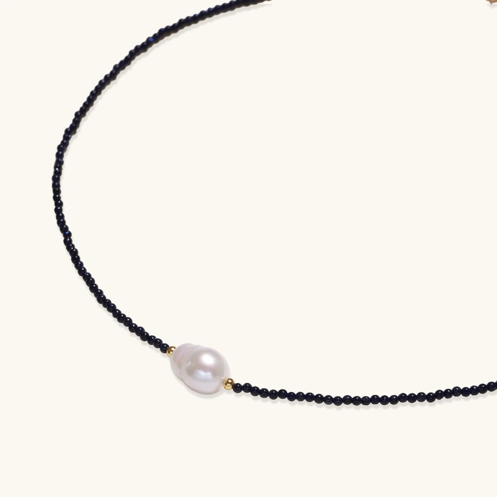 Midnight Pearl Dreams Necklace