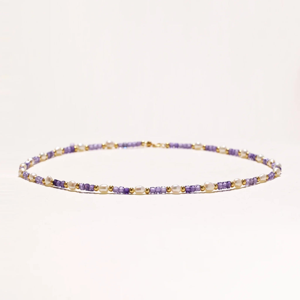 Amethyst Pearl Harmony Necklace