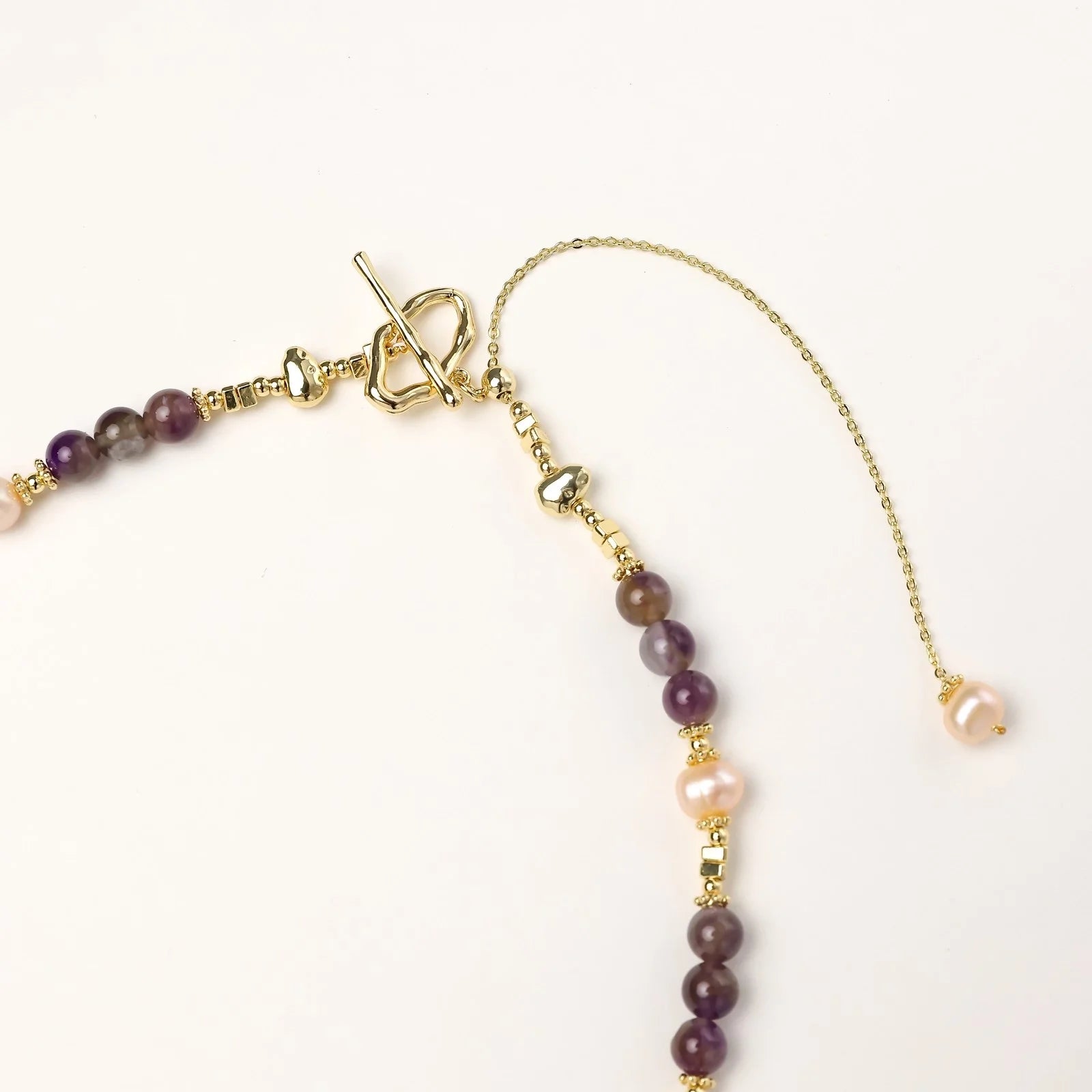 Celestial Amethyst Pearl Necklace