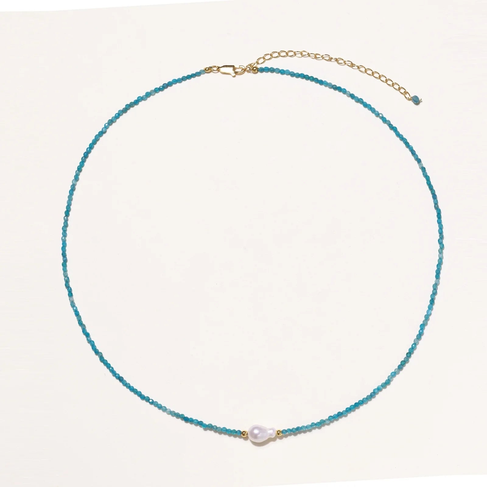 Apatite Dreams Pearl Necklace