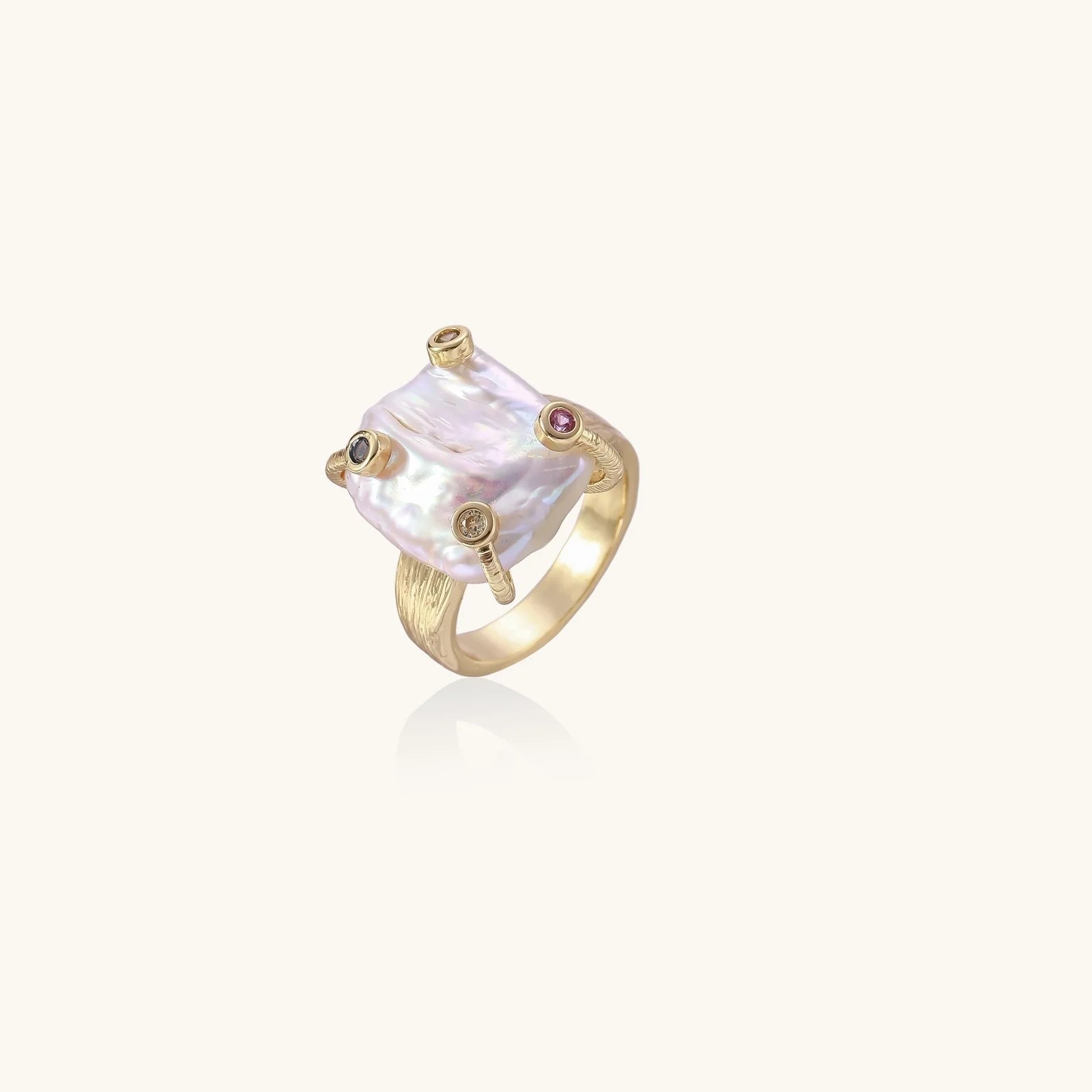 Baroque Pearl Statement Ring