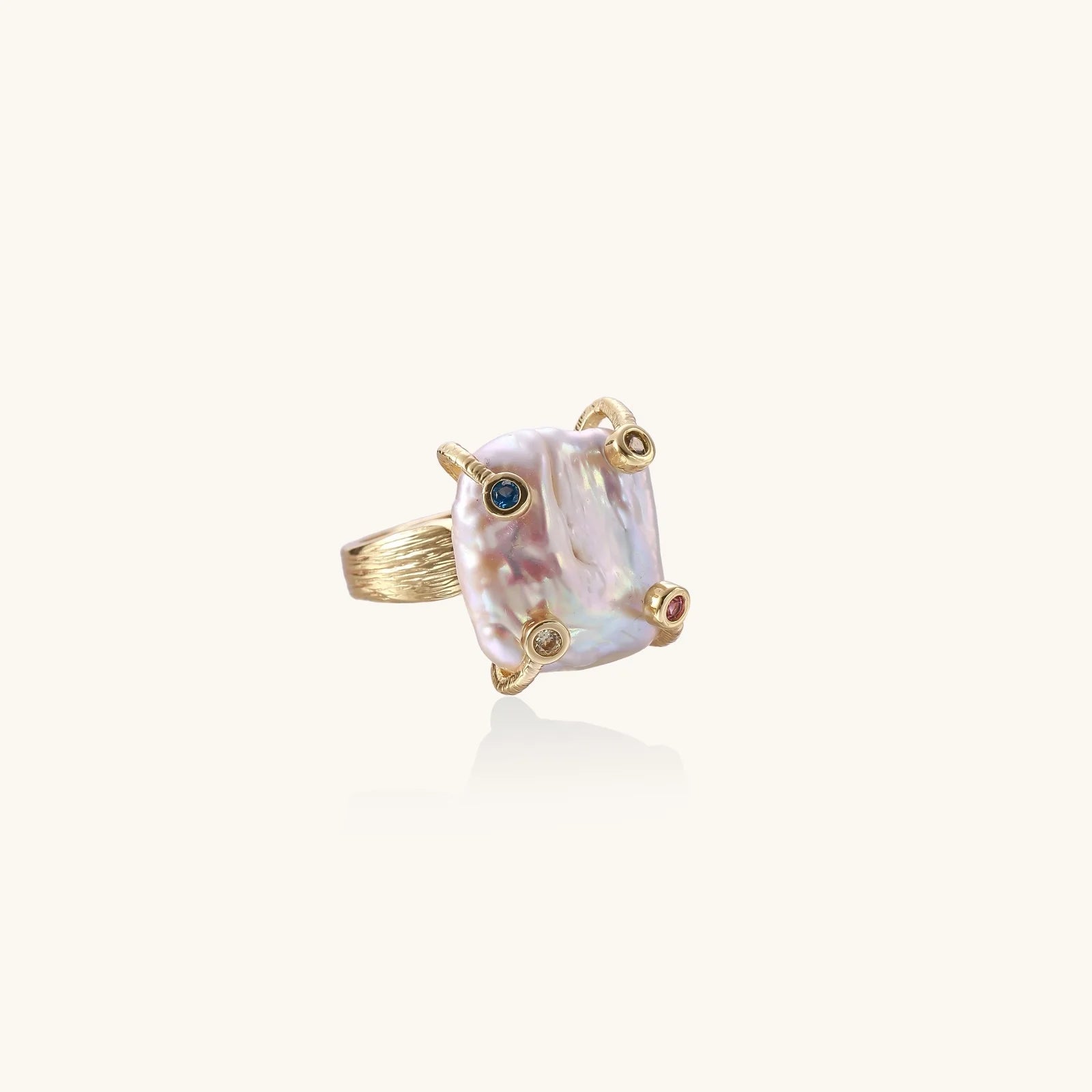 Baroque Pearl Statement Ring
