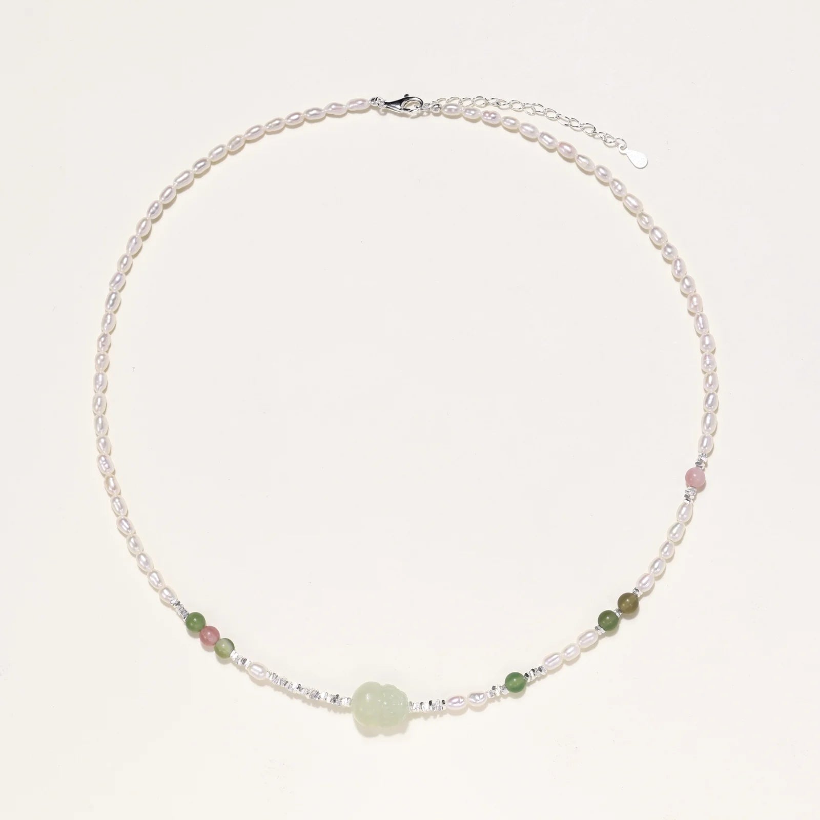 Jade Garden Pearl Necklace