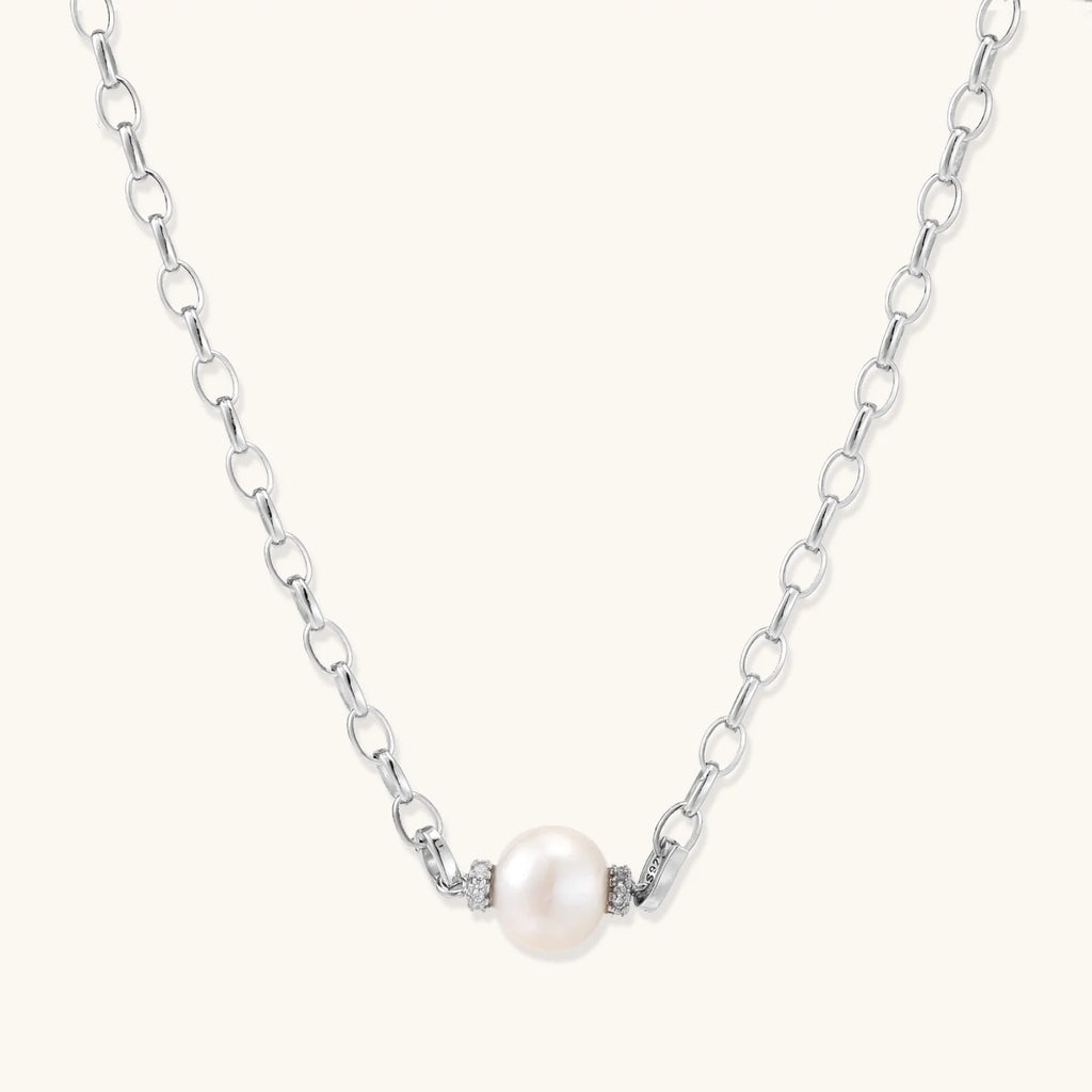 Luna Pearl Chain Necklace