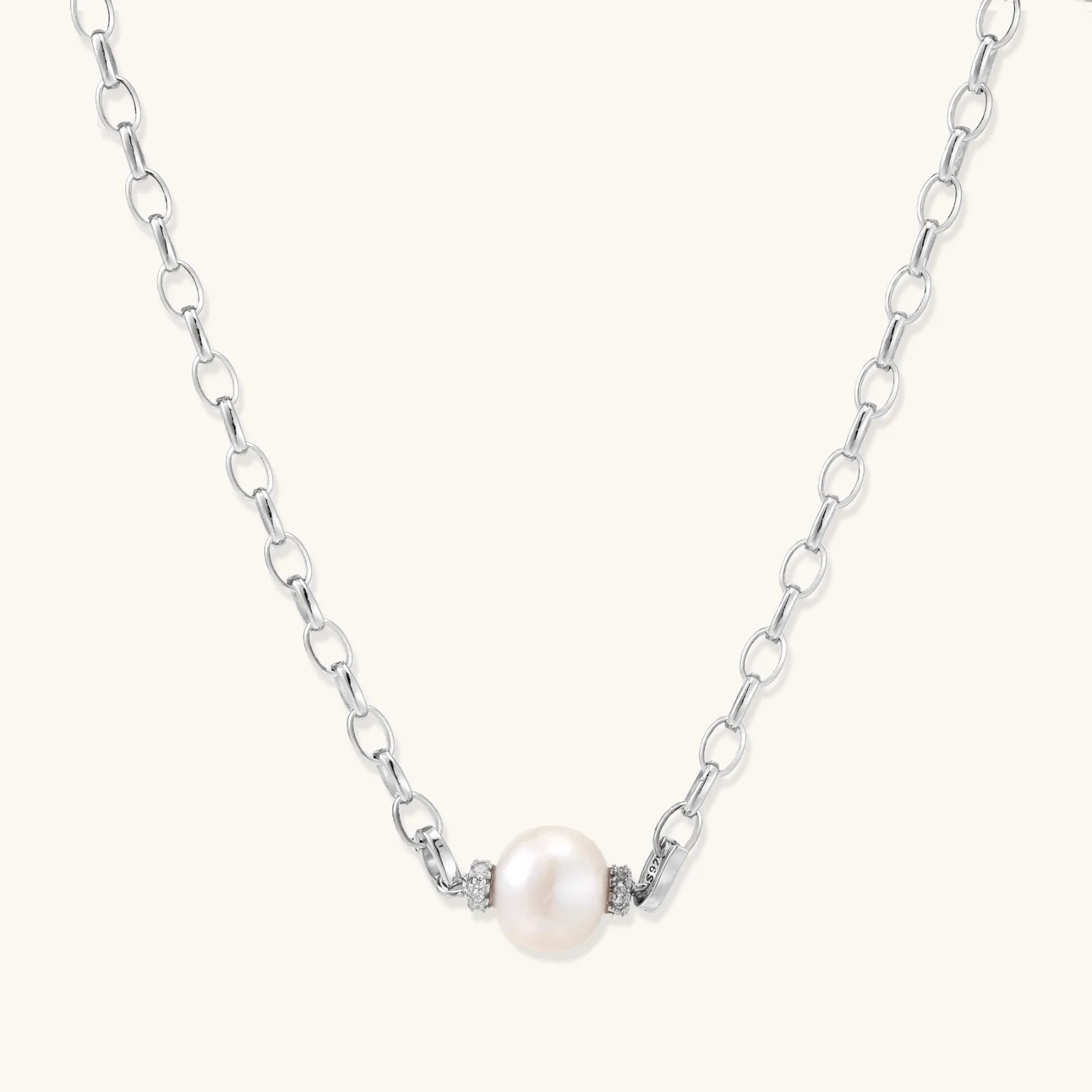 Luna Pearl Chain Necklace