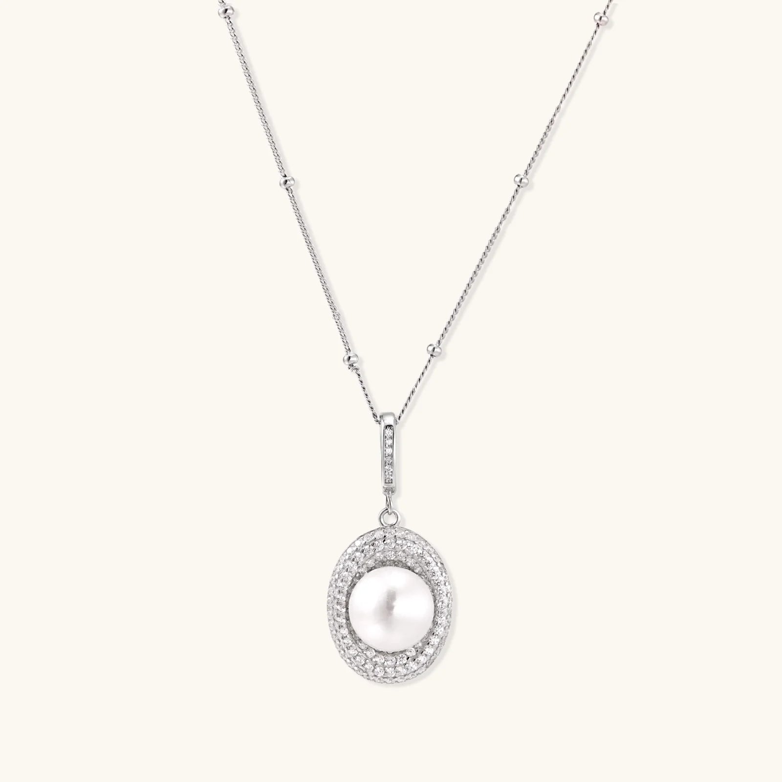 Pearl Halo Necklace