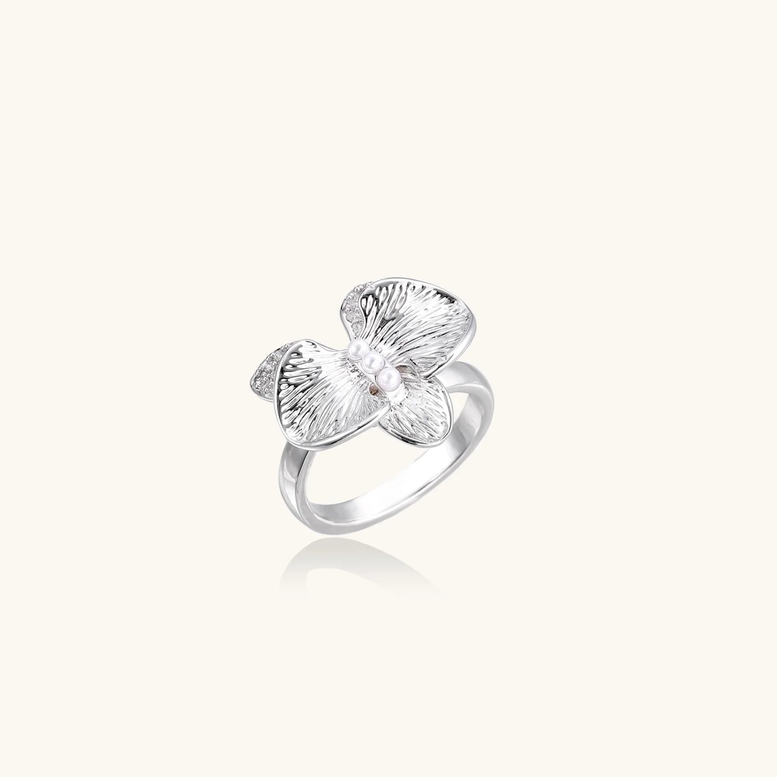 Pearl Orchid Ring