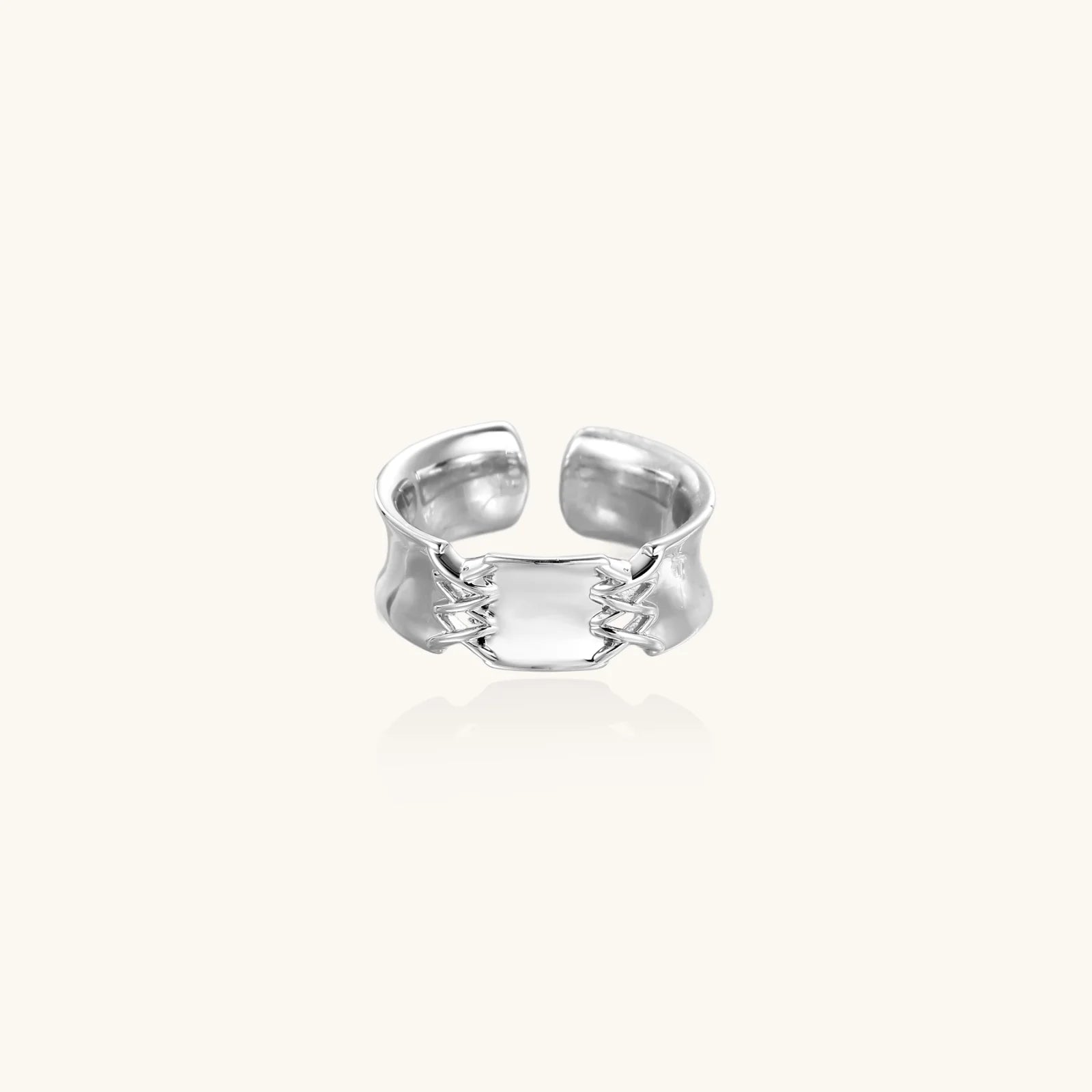 Chain Bridge Cuff Ring