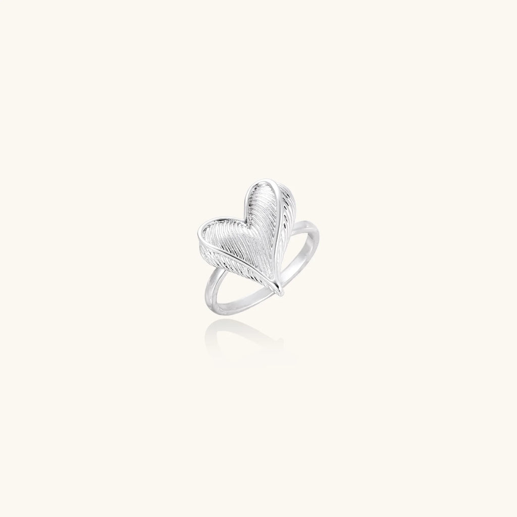 Feathered Heart Ring | 3EyeJewEls