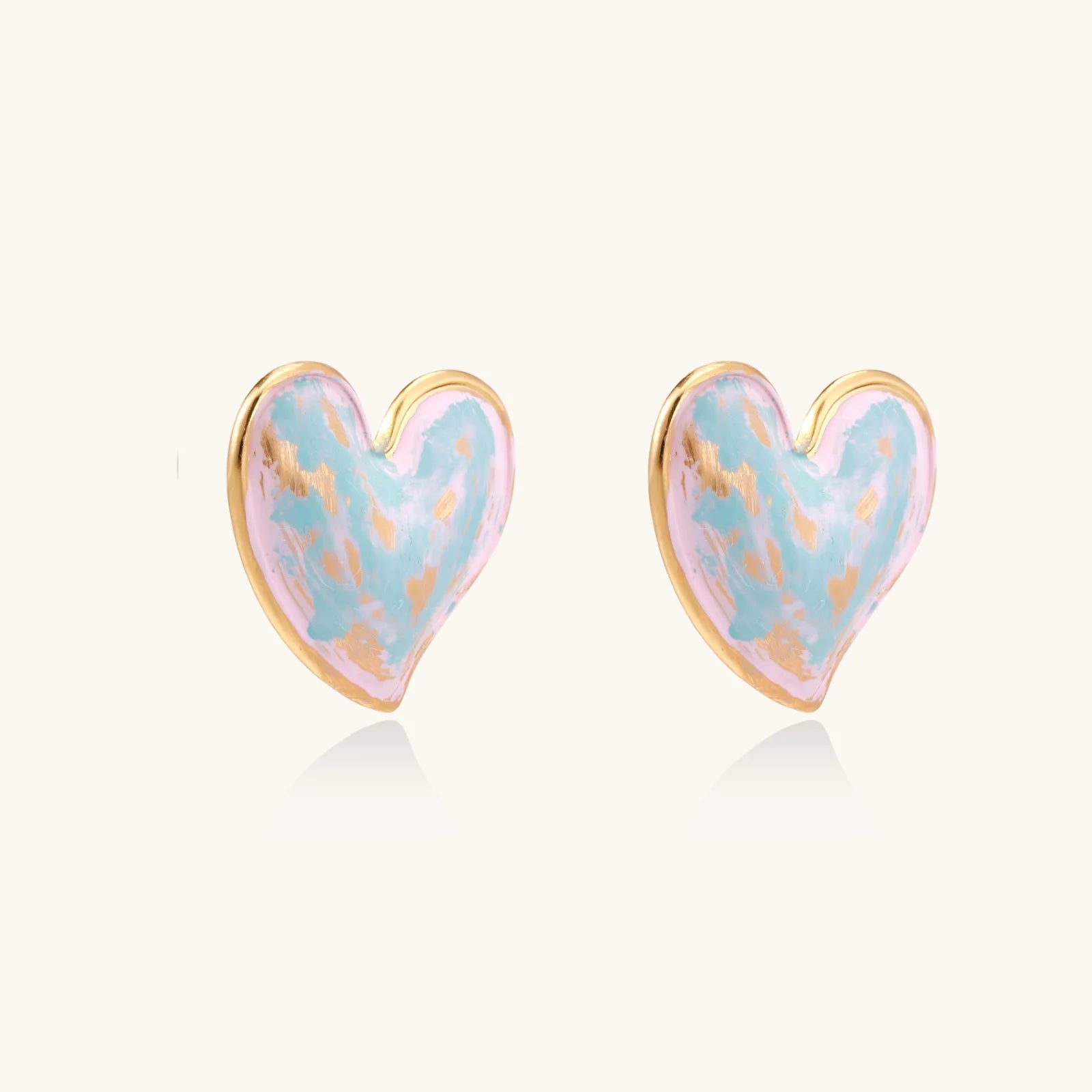 Dreamy Heart Studs