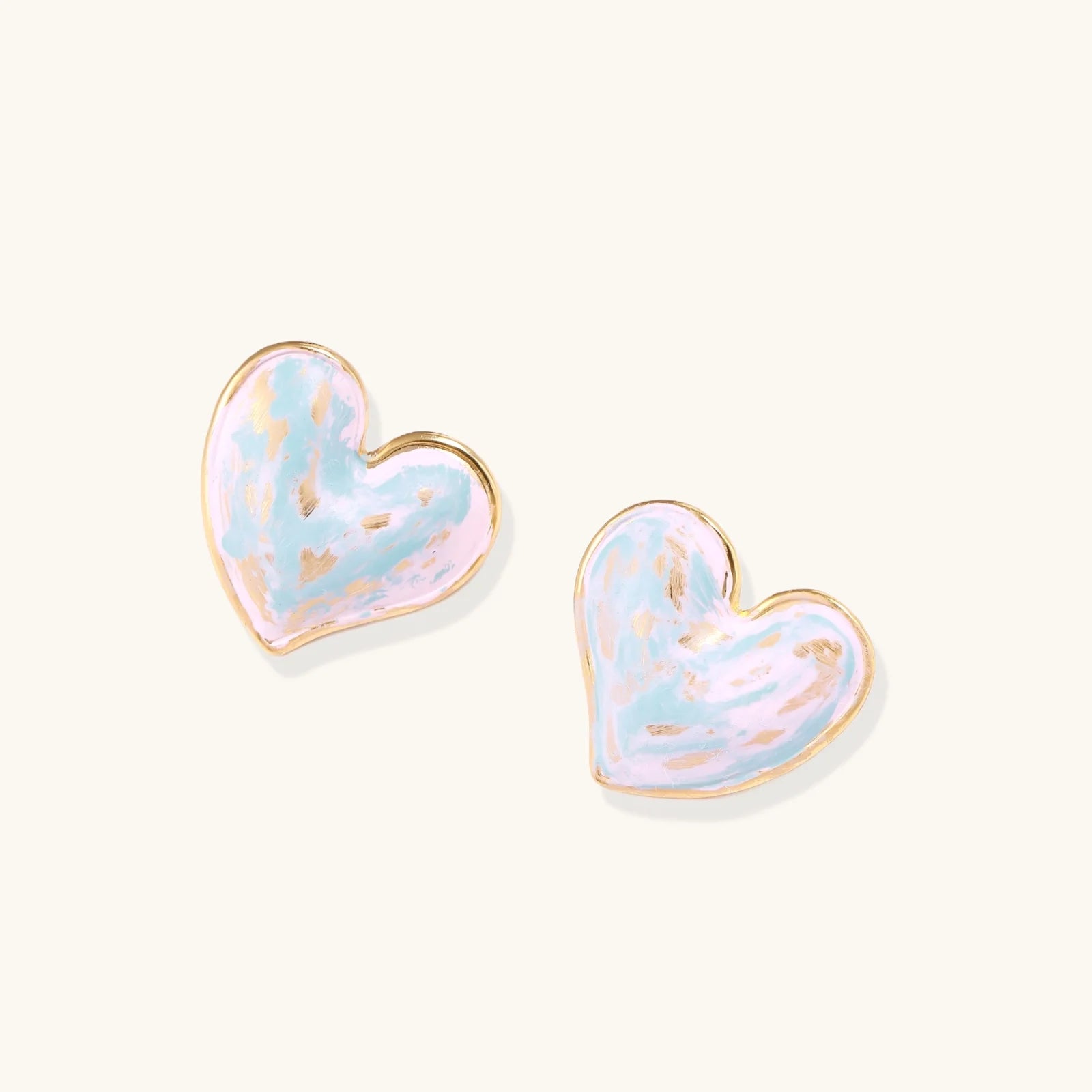 Dreamy Heart Studs