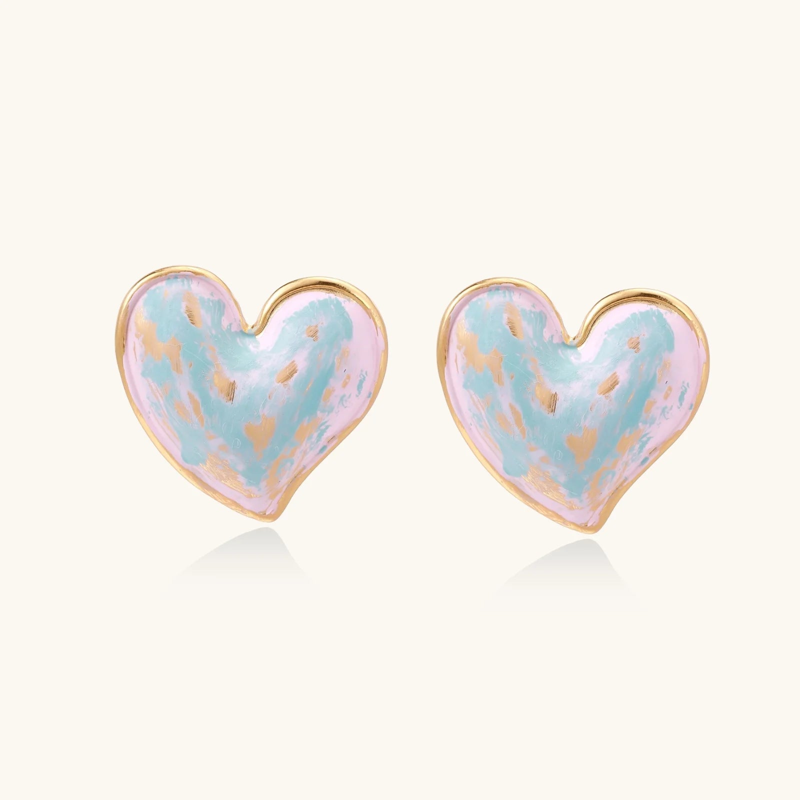 Dreamy Heart Studs