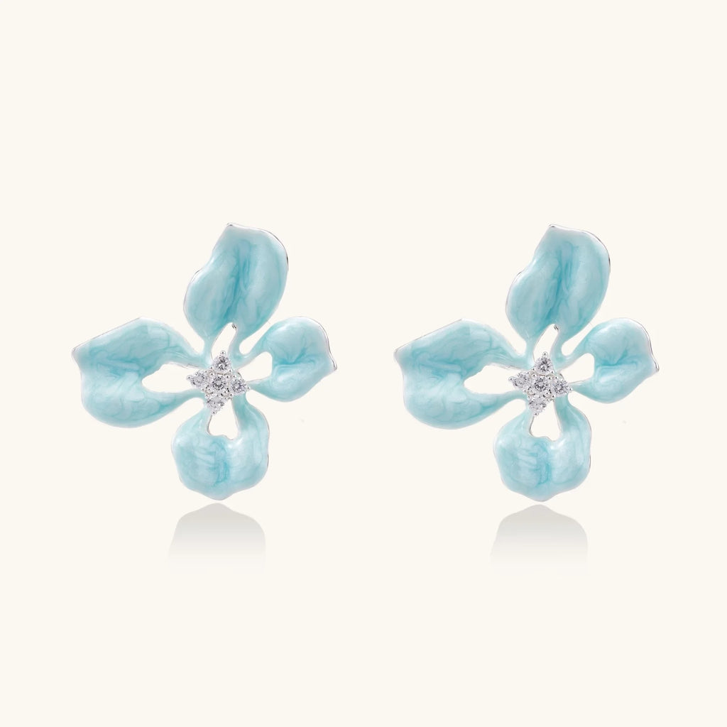 Azure Bloom Studs