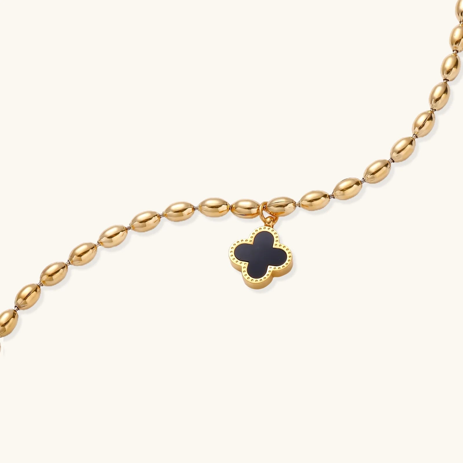 Lucky Clover Beaded Bracelet