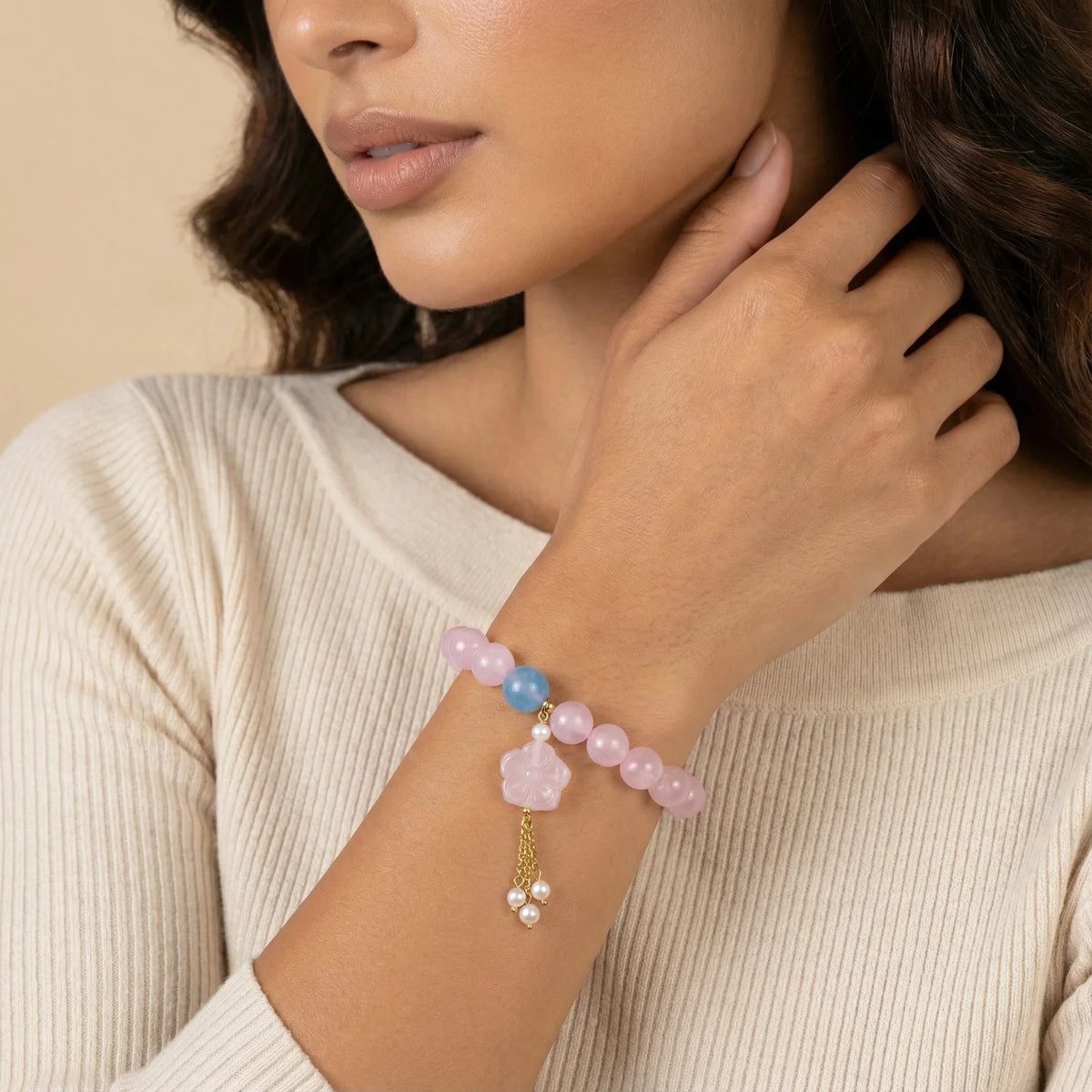 Rose Quartz Dreams Bracelet | 3EyeJewEls