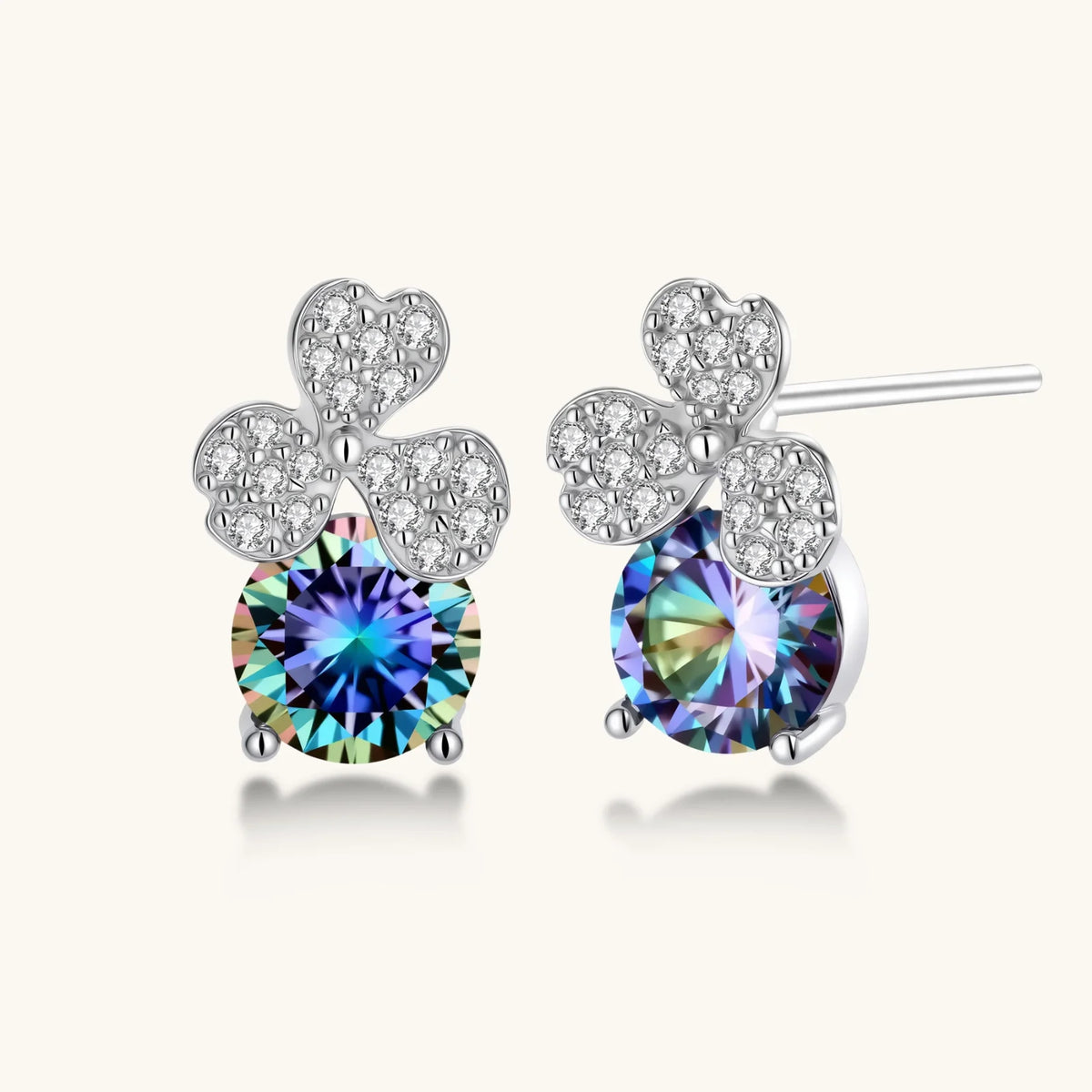 Lucky Clover Moissanite Set | 3EyeJewEls