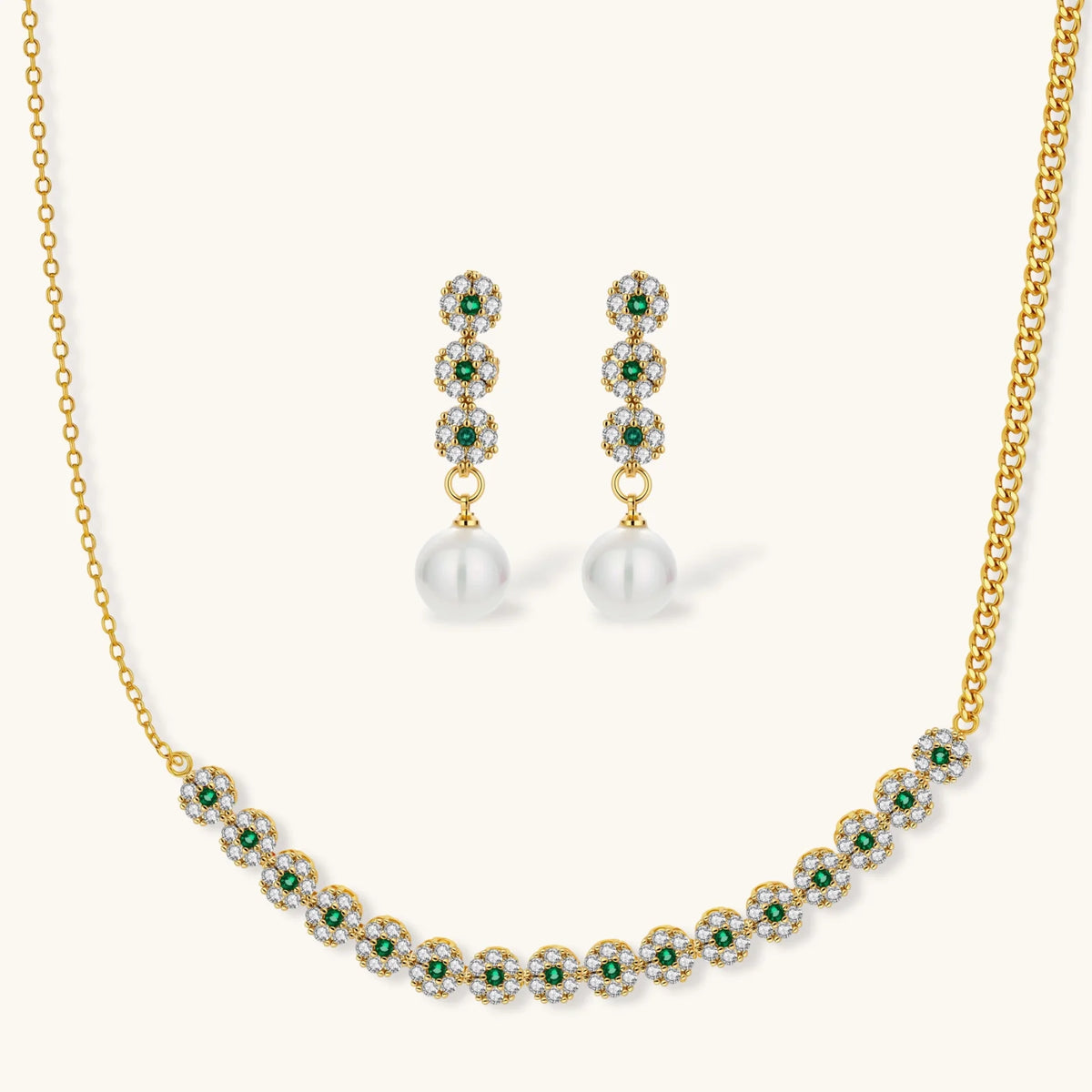 Green Blossom Set | 3EyeJewEls