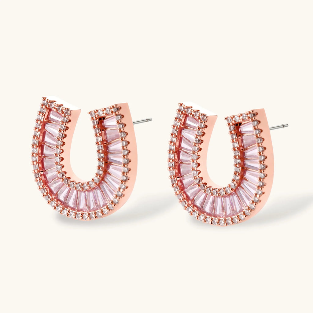 Lucky Horseshoe CZ Set