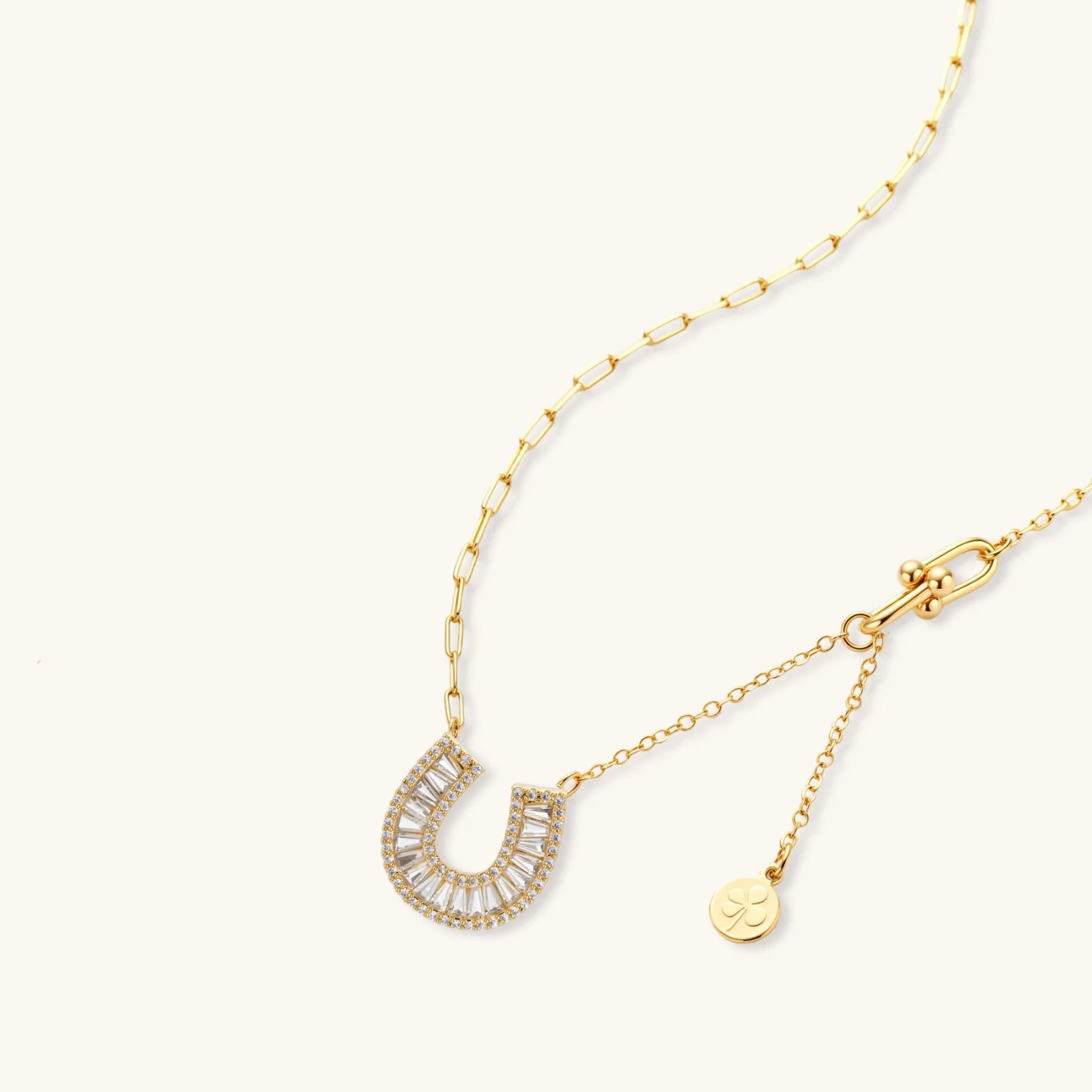 Lucky Horseshoe CZ Set