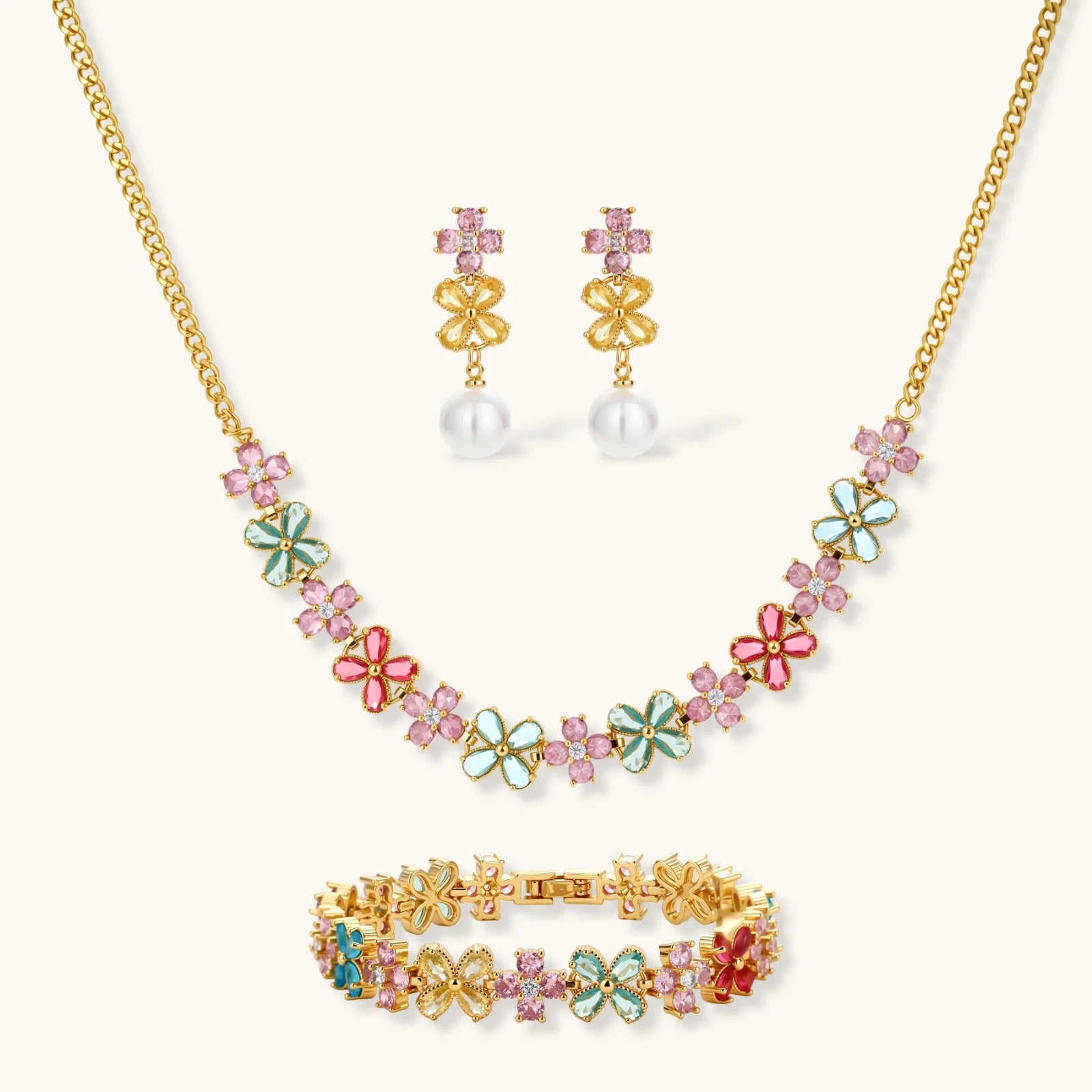 Garden Bloom Jewelry Set