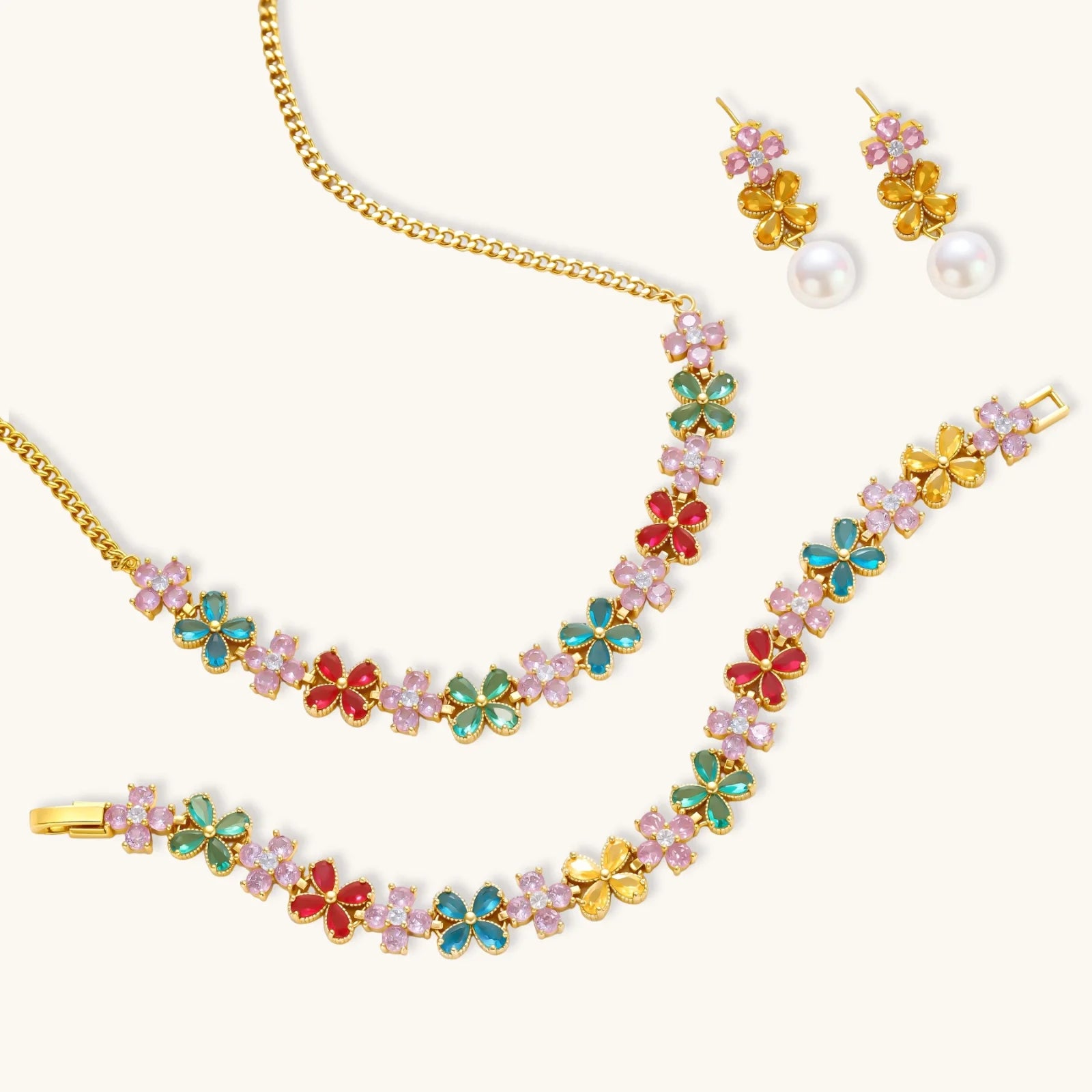 Garden Bloom Jewelry Set