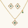 Emerald Bloom Set | 3EyeJewEls