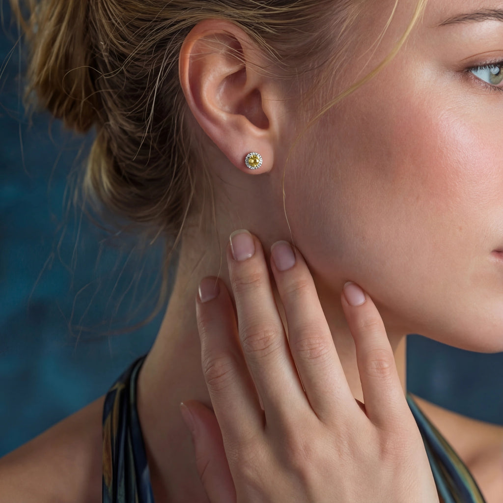 Sunburst Halo Studs | 3EyeJewEls