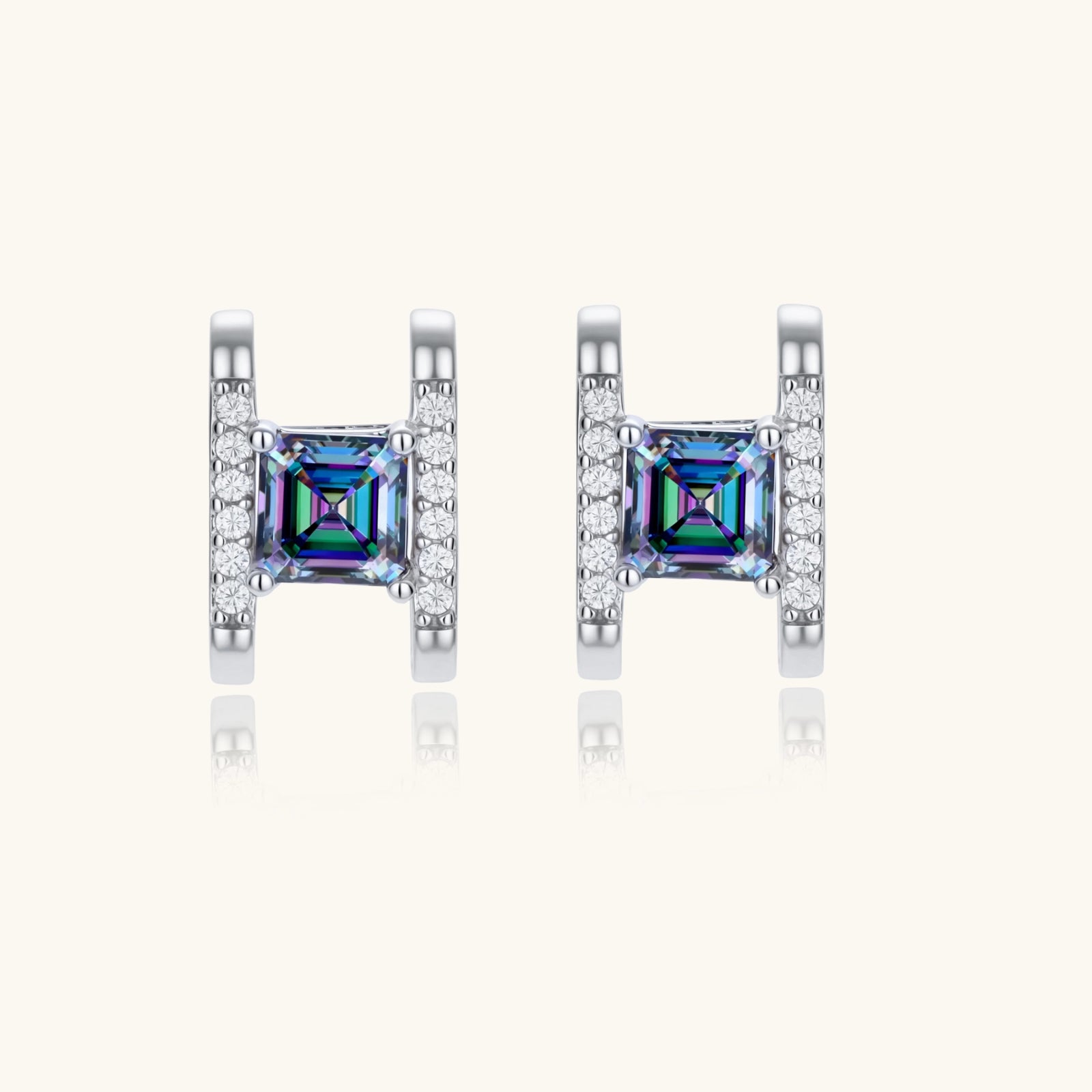 Prism Square Studs