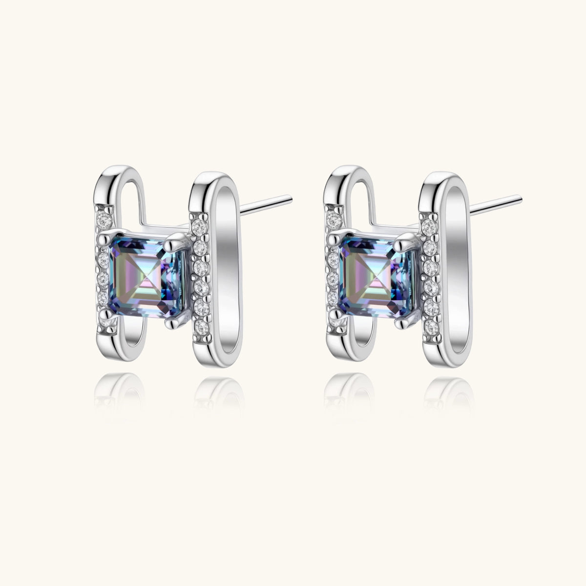 Prism Square Studs | 3EyeJewEls