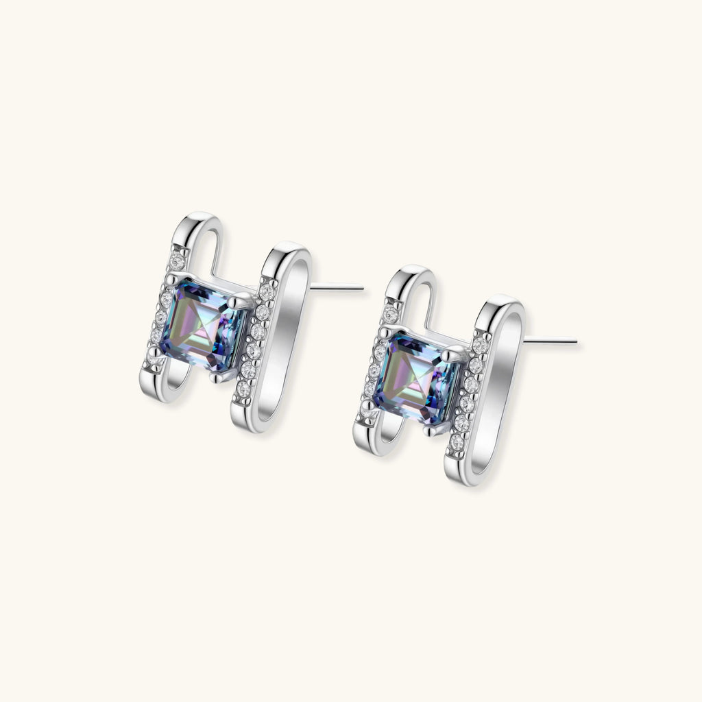 Prism Square Studs | 3EyeJewEls