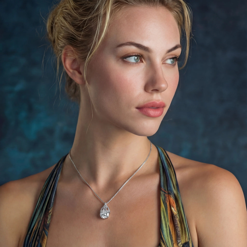 Teardrop Brilliance Necklace | 3EyeJewEls
