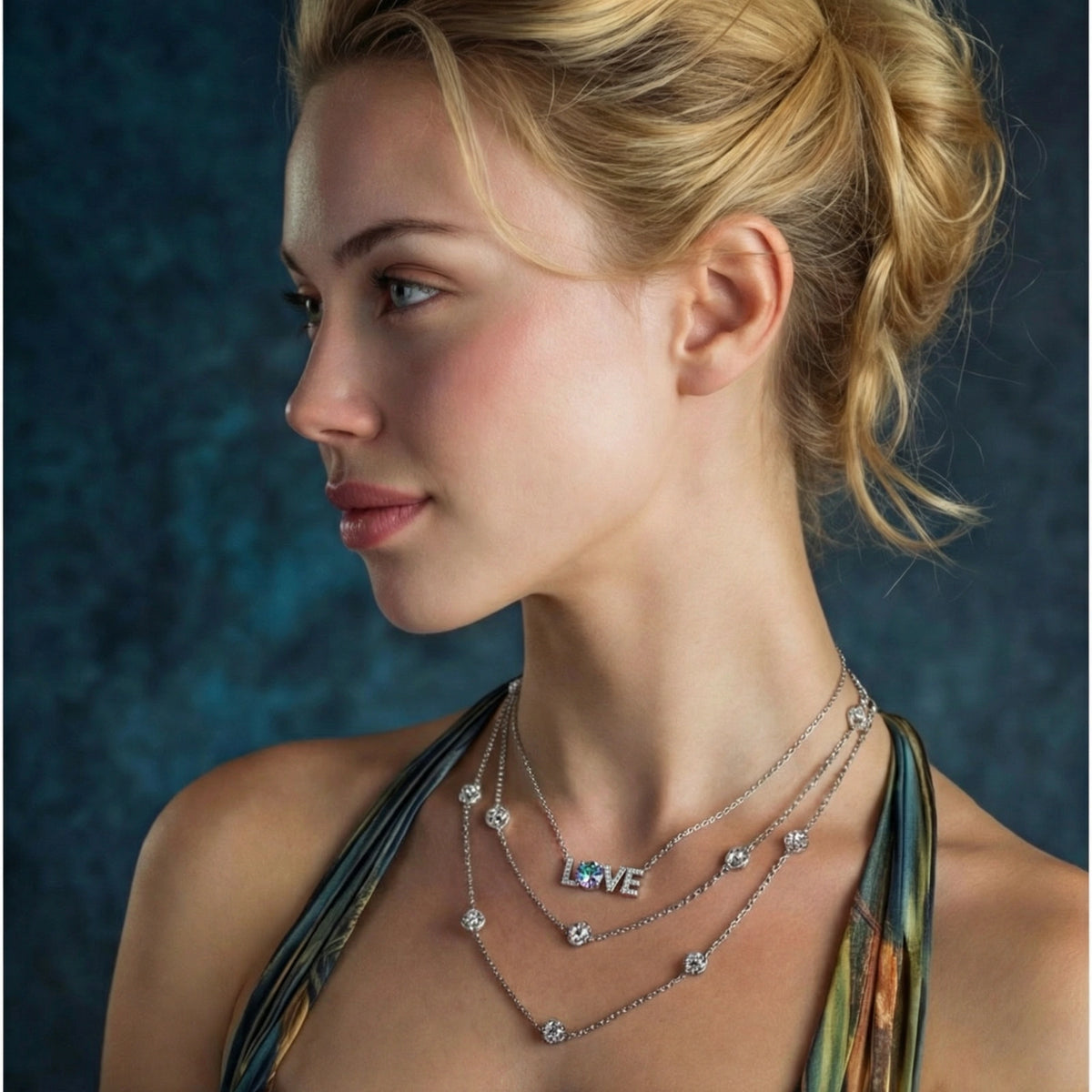 LOVE Moissanite Necklace | 3EyeJewEls