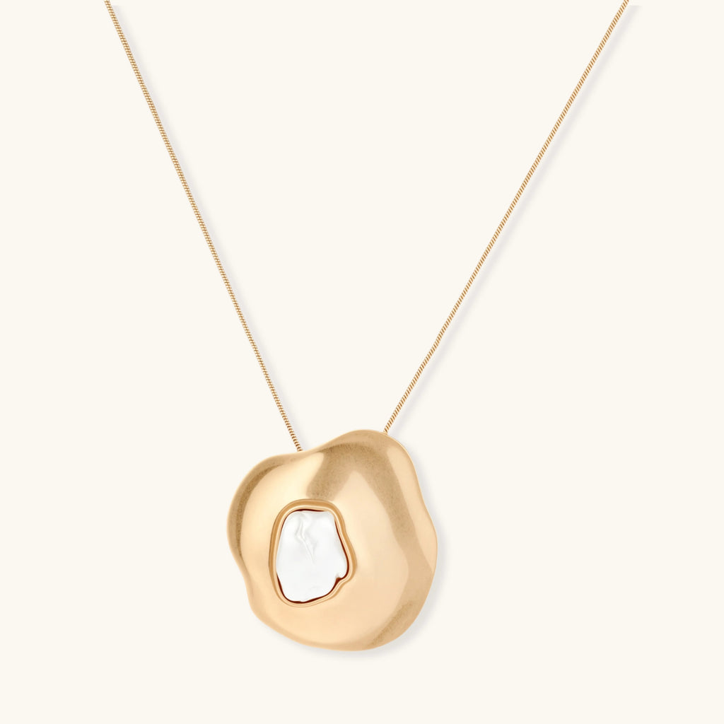 Sculptural Pearl Pendant