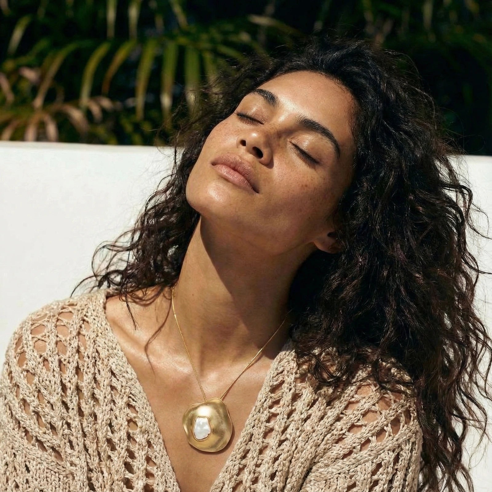 Sculptural Pearl Pendant