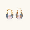 Sunrise Ripple Hoops | 3EyeJewEls
