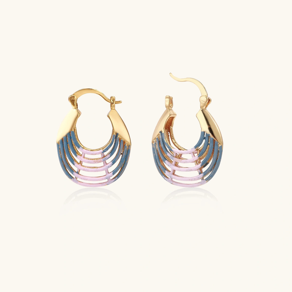 Sunrise Ripple Hoops | 3EyeJewEls