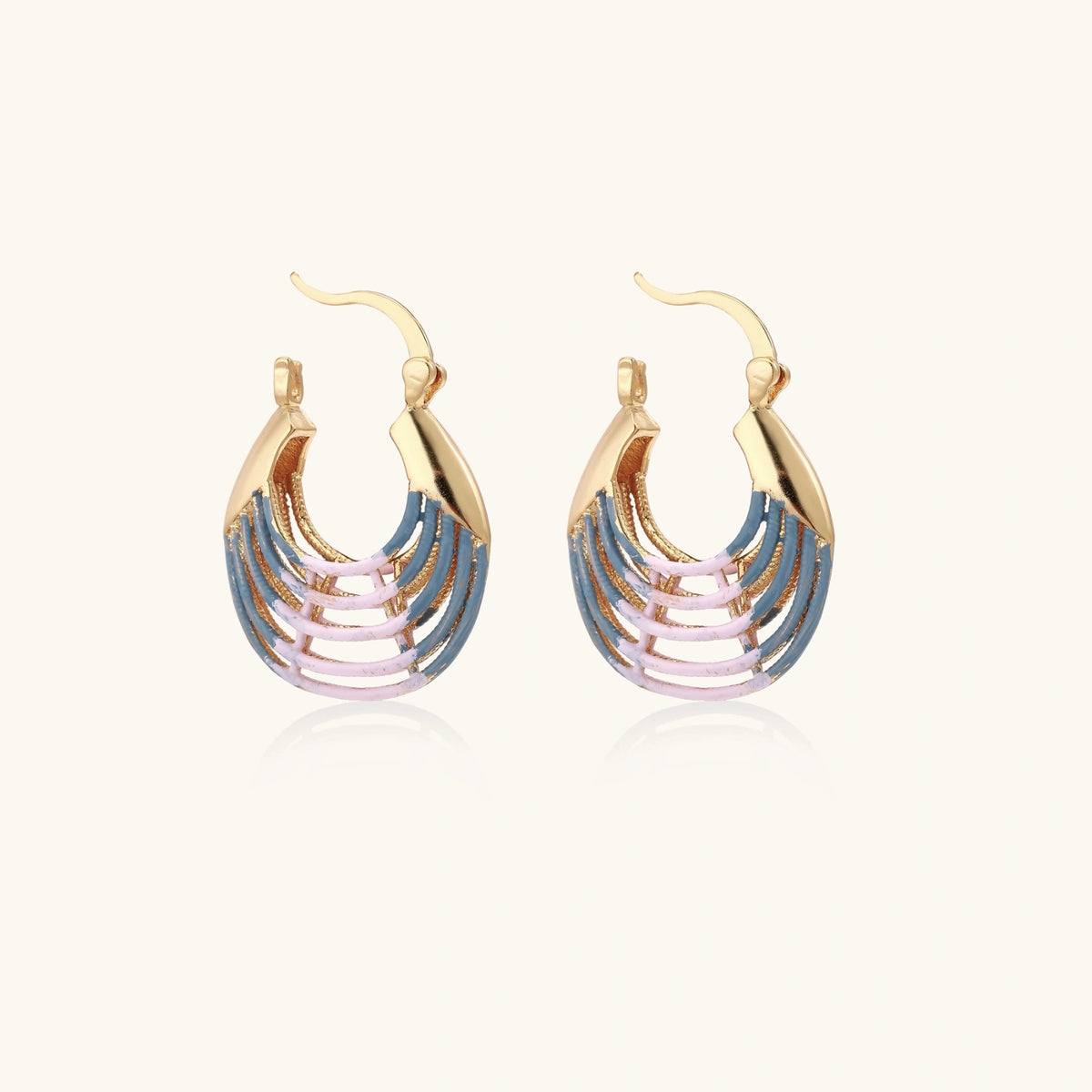 Sunrise Ripple Hoops | 3EyeJewEls