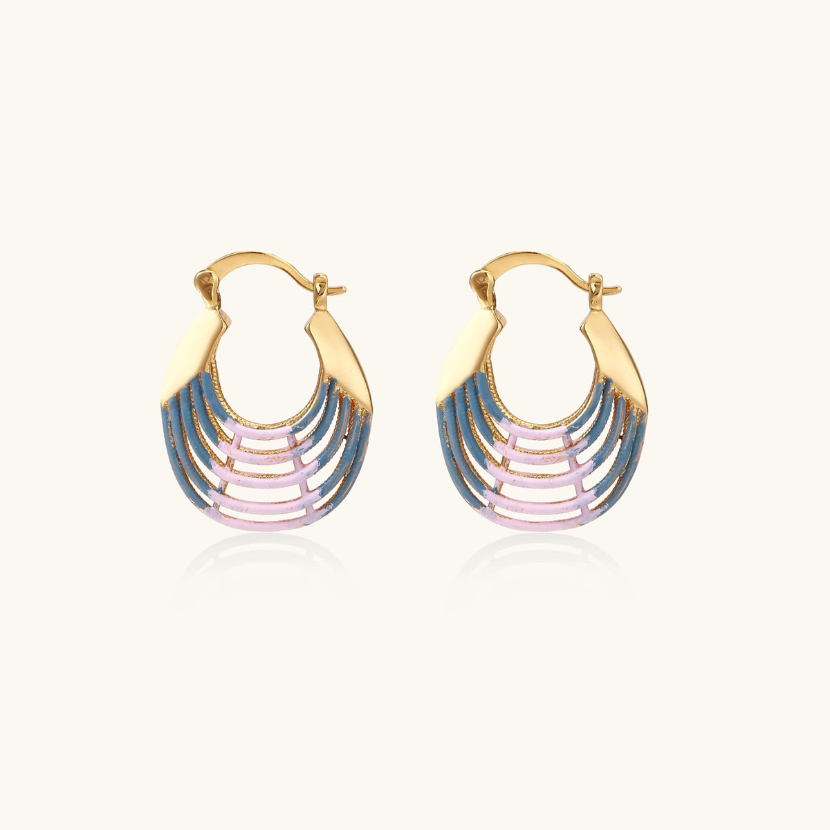 Sunrise Ripple Hoops | 3EyeJewEls