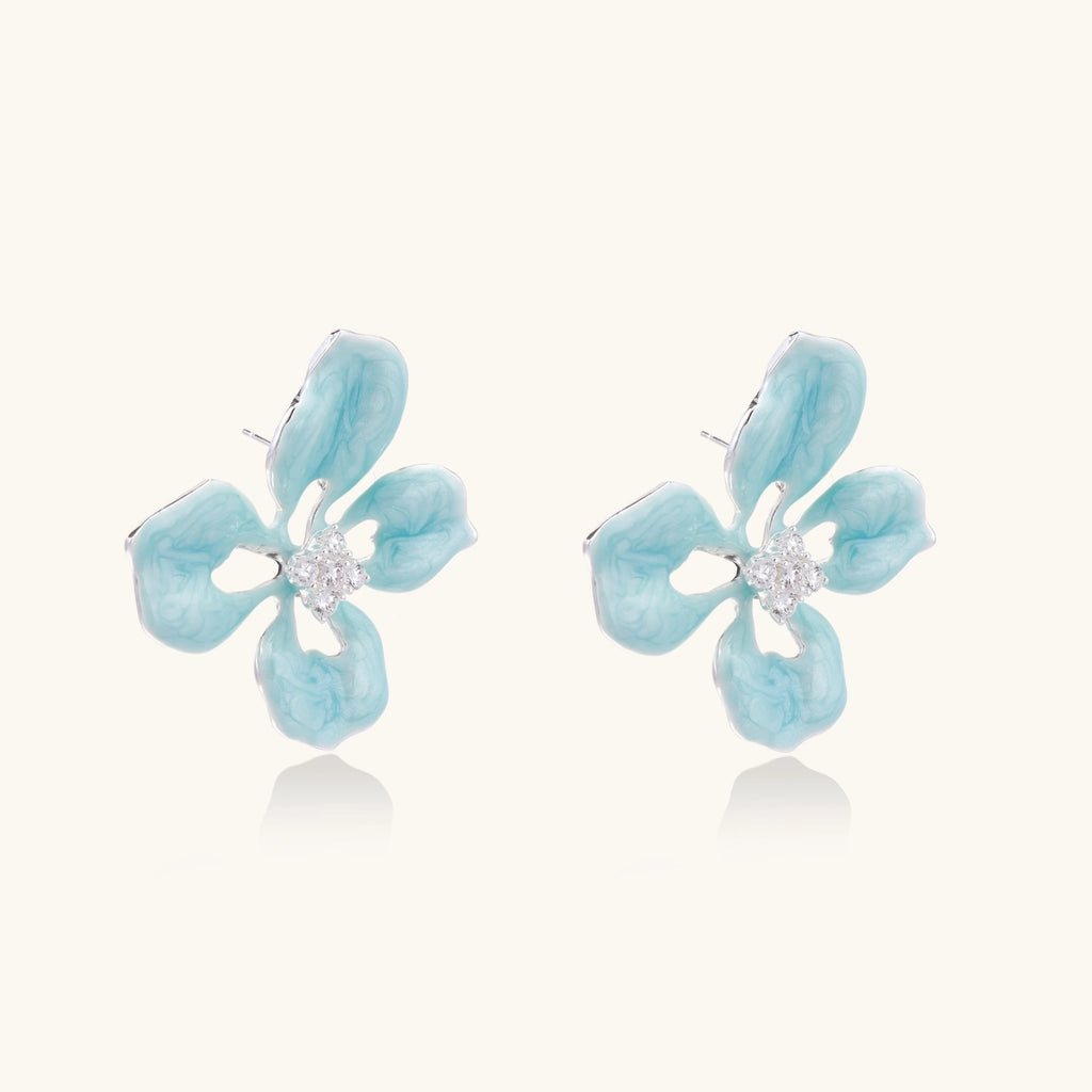 Azure Bloom Studs | 3EyeJewEls