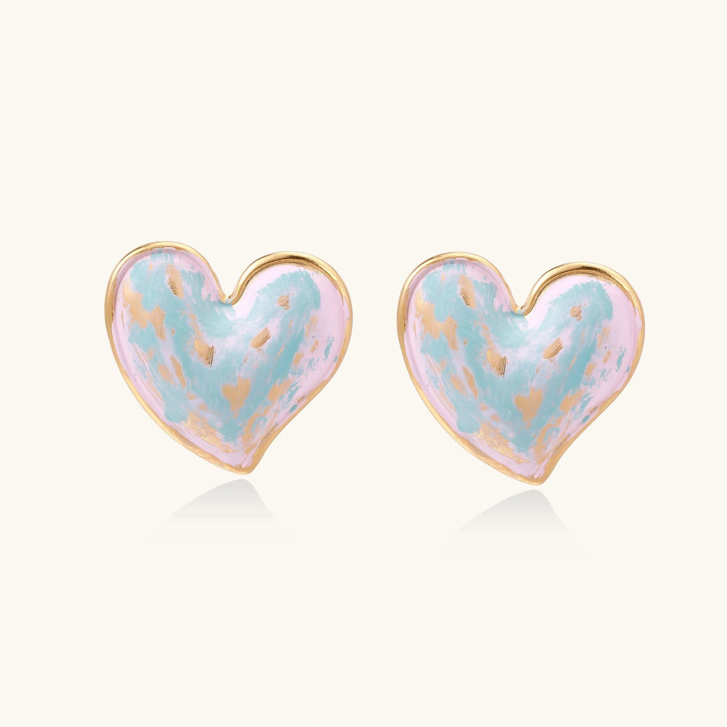 Dreamy Heart Studs | 3EyeJewEls