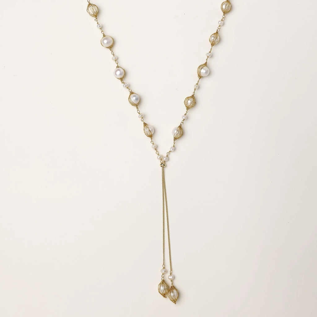 Golden Pearl Lariat