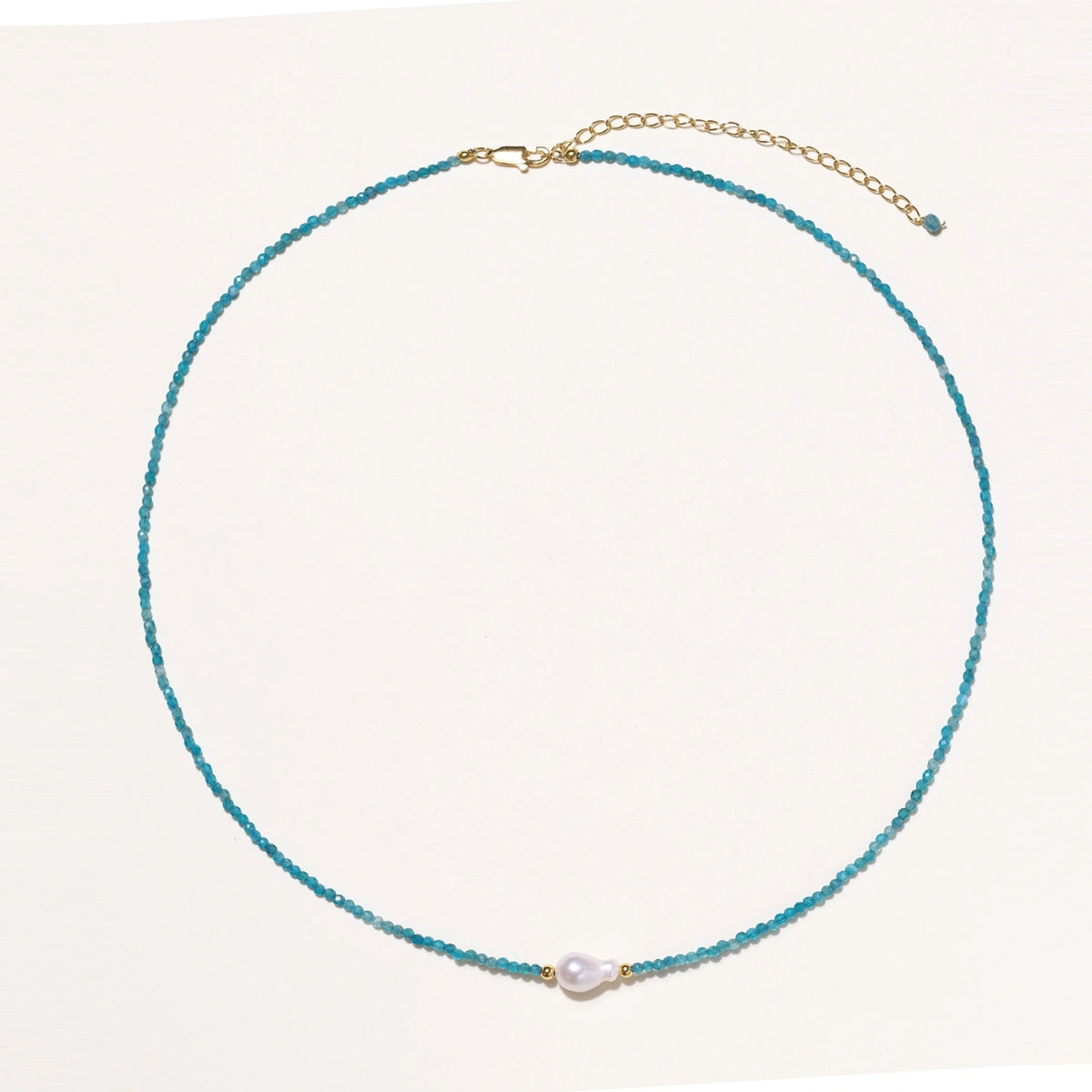 Apatite Dreams Pearl Necklace | 3EyeJewEls