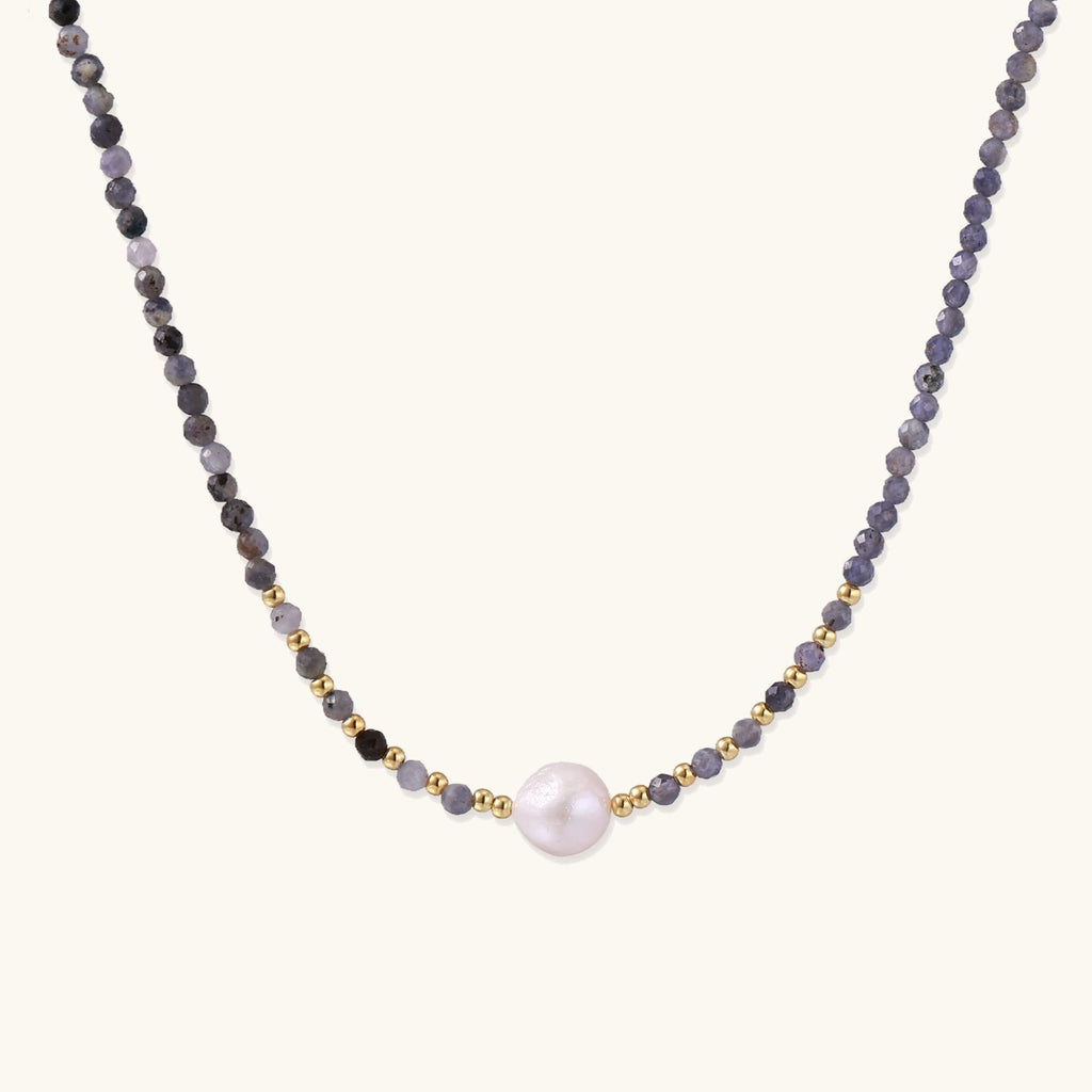 Twilight Pearl Iolite Necklace | 3EyeJewEls