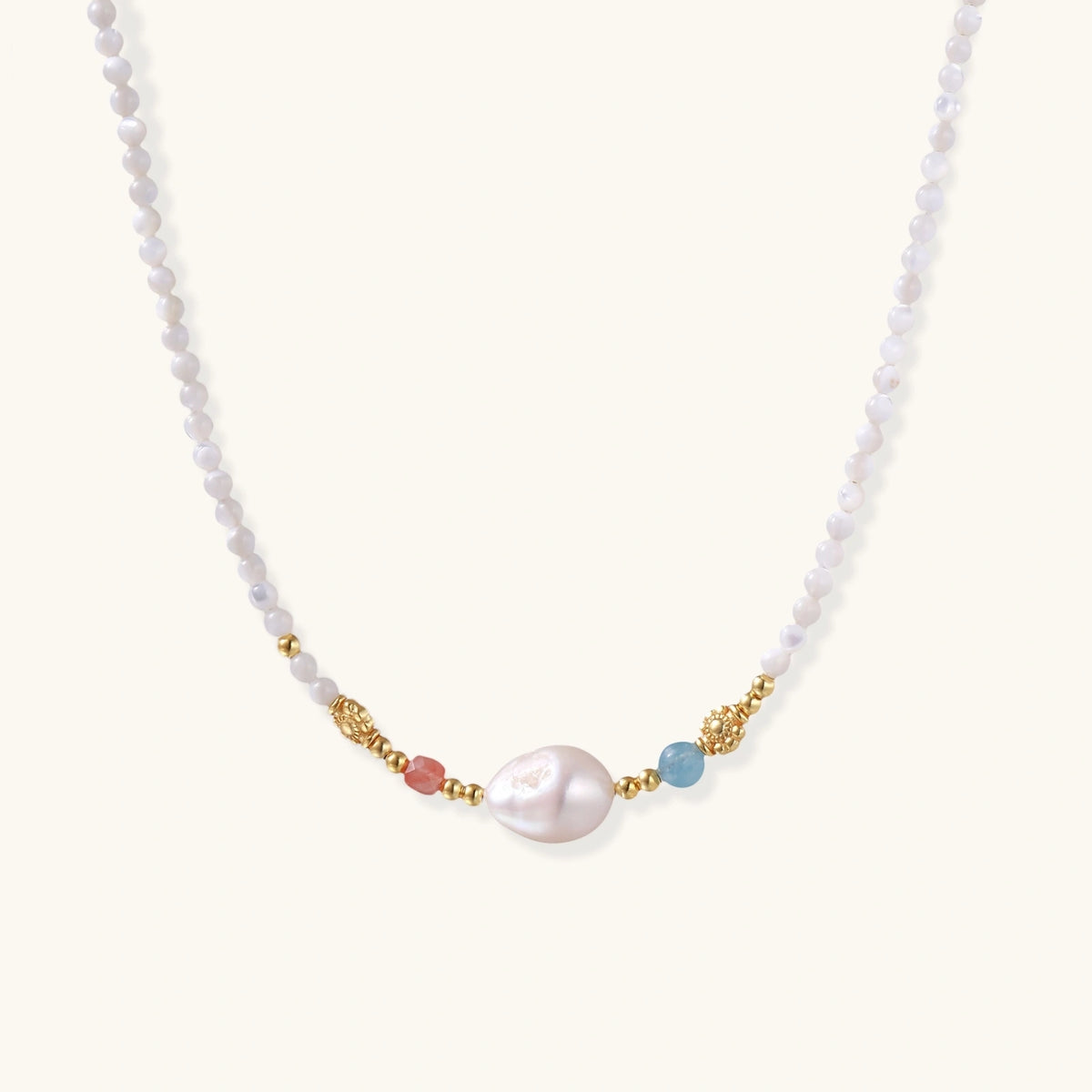 Pearl Garden Beaded Necklace | 3EyeJewEls