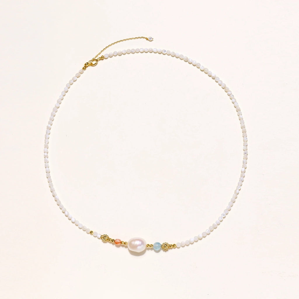 Pearl Garden Beaded Necklace | 3EyeJewEls