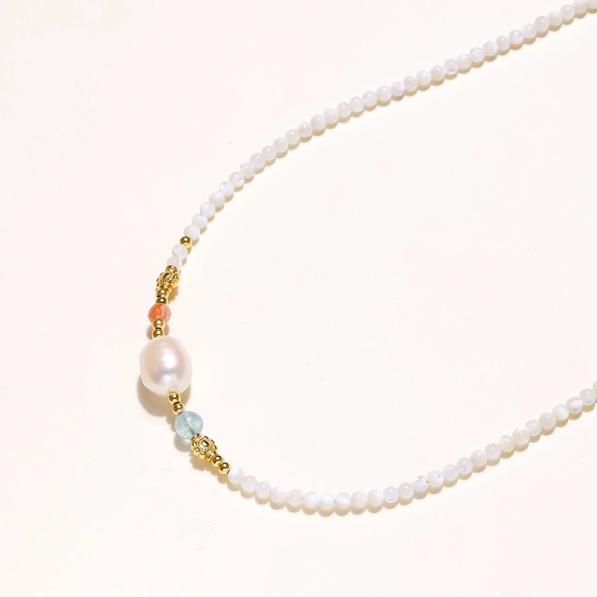 Pearl Garden Beaded Necklace | 3EyeJewEls