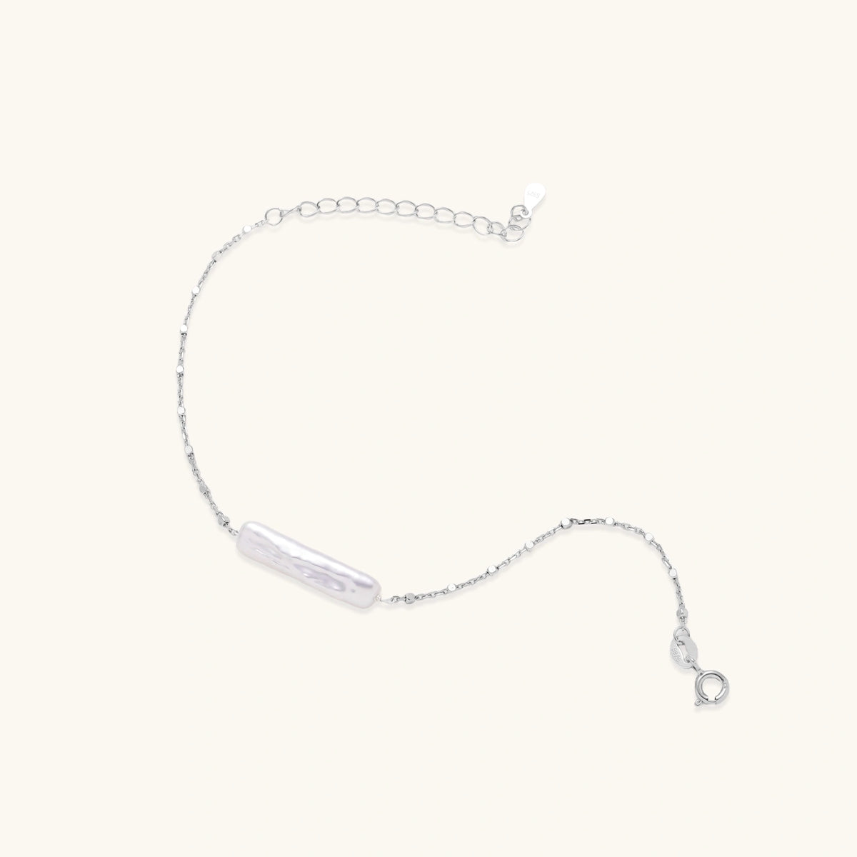 Baroque Pearl Chain Bracelet | 3EyeJewEls