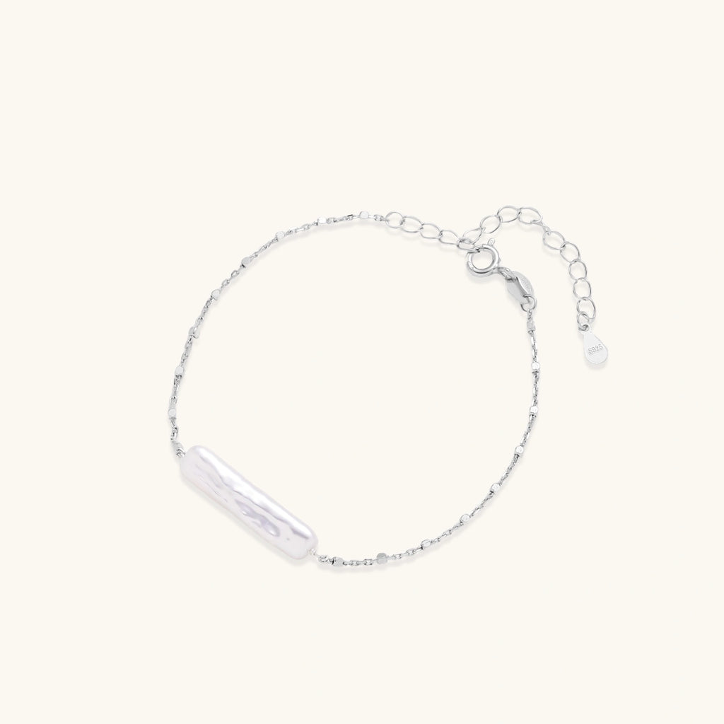 Baroque Pearl Chain Bracelet | 3EyeJewEls